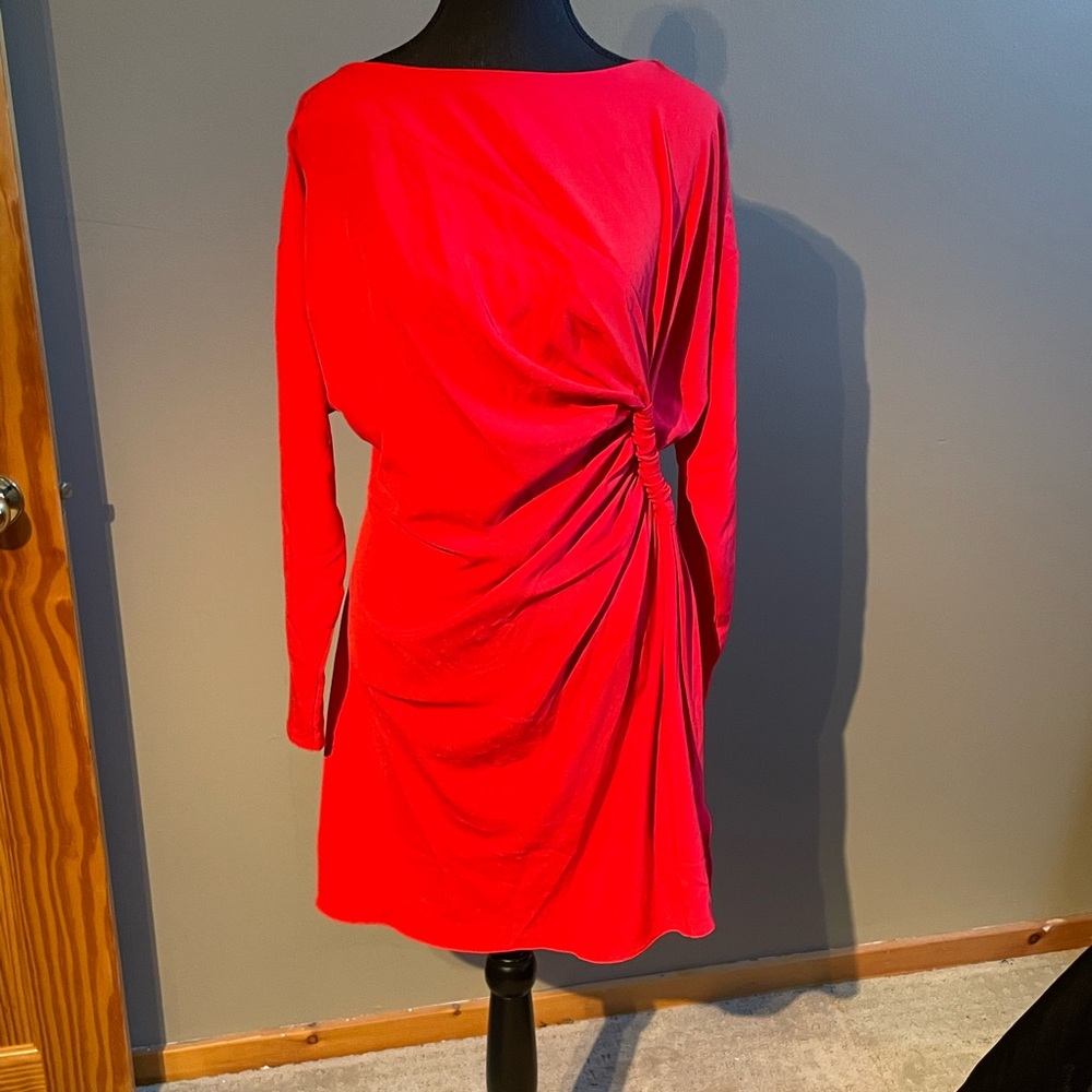 Elegant Red Women's Dress